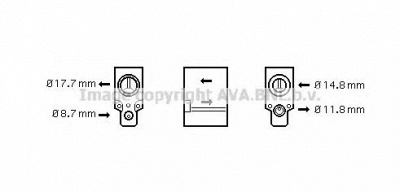 AVA QUALITY COOLING rt1335 -  Расширительный клапан, кондиционер